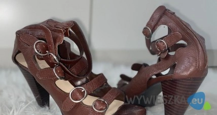 Sandały Gladiatorki brązowe