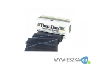 Taśma rehabilitacyjna 2,5m Thera Band czarna