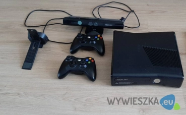 KONSOLA MICROSOFT XBOX 360S 2 PADY KINECT + 10 Gier