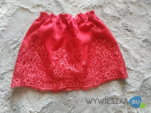 HANDMADE!! Prześliczna spódnica z elegancką koronką