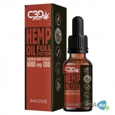 Olejek konopny CBD EFFECT 6000mg 20% Full Spectrum- Jumbo Pack 30 ml