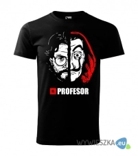 Koszulka z nadrukiem Bella Ciao - Dom z papieru - El Profesor