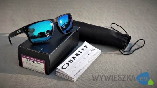 Okulary Oakley Holbrook Prizm Sapphire Polarized Matte Black - Nowe