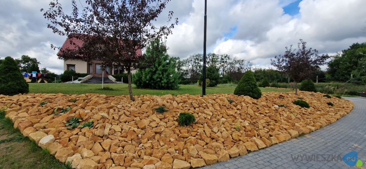 kamień hydrotechniczny do budowy ekranów akustycznych odgradzających drogi od terenów zamieszkanych